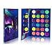 EBANKU Paleta de Sombras de Ojos Neon Luminous, 24 Colores Aurora Glow Eyeshadow de Halloween Neon Paleta de Sombras de Ojos Altamente Pigmentadas Que Brilla en la Oscuridad