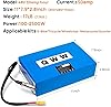 QWW 48V 30Ah Ebike Battery 48v Lithium ion Battery for 48V 200W-2000W Motor with T-Plug XT90 Connector Full Voltage 54.6V 50Amp BMS for Tricycle Bicycle Motorbike #1