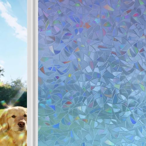 Película Decorativa de Privacidad para Ventanas Azul y Morado miniatura 1