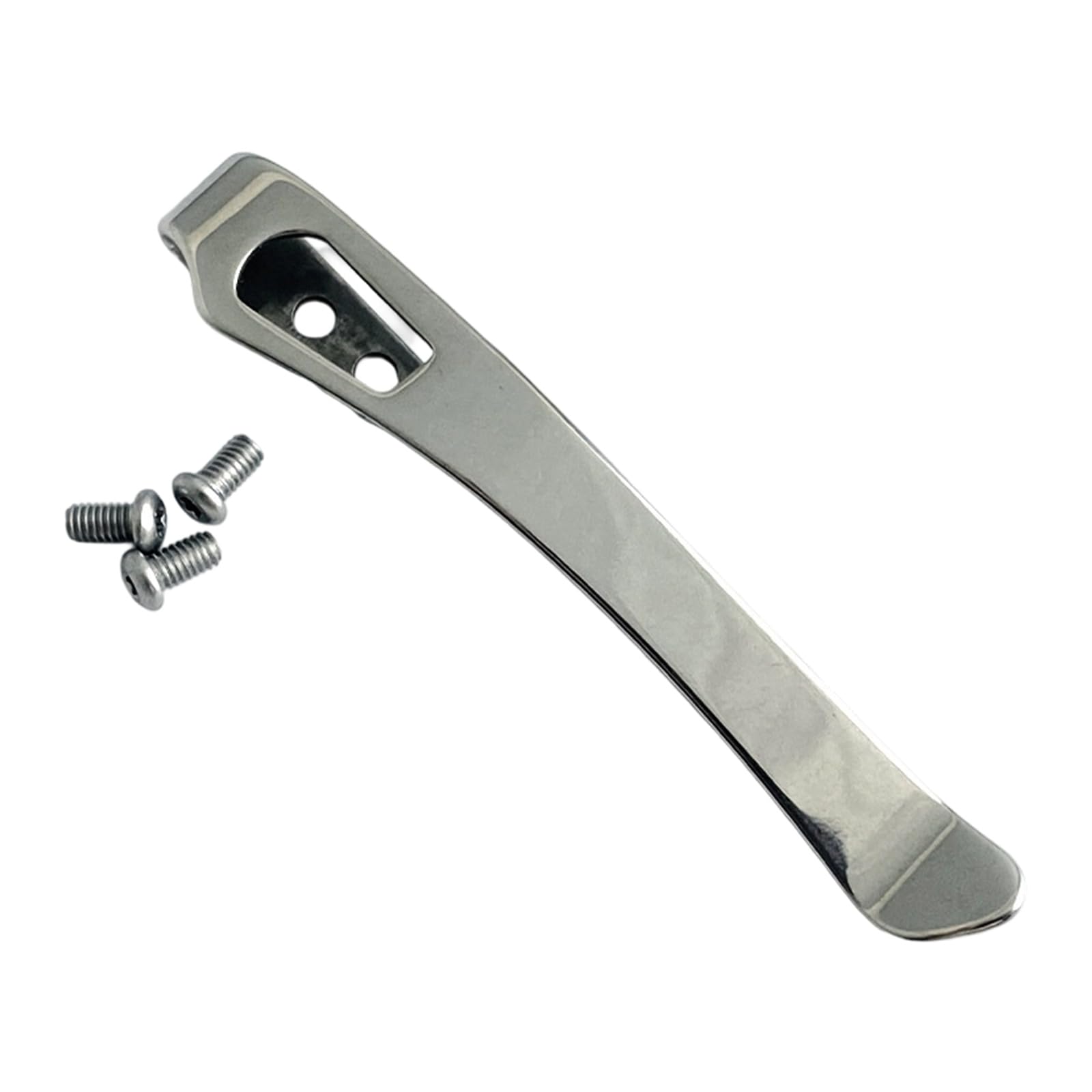 Hdoytxxm Silver Rustproof 420 Nonrust Pockets Cutter Clip 6G Light Tool Accessories Includes 3 Screws For Craft Projects Nonrust Steel Pockets Clip For Cutter