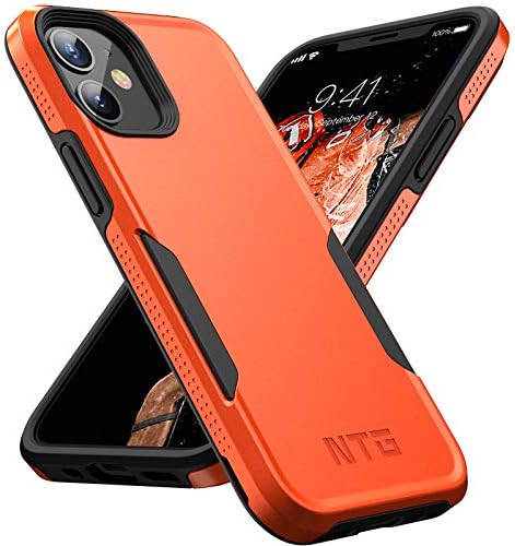 NTG [1st Generation] Designed for iPhone 12 Case & iPhone 12 Pro Case, Heavy-Duty Tough Rugged Lightweight Slim Shockproof Protective Case for iPhone 12 6.1 Inch,Black