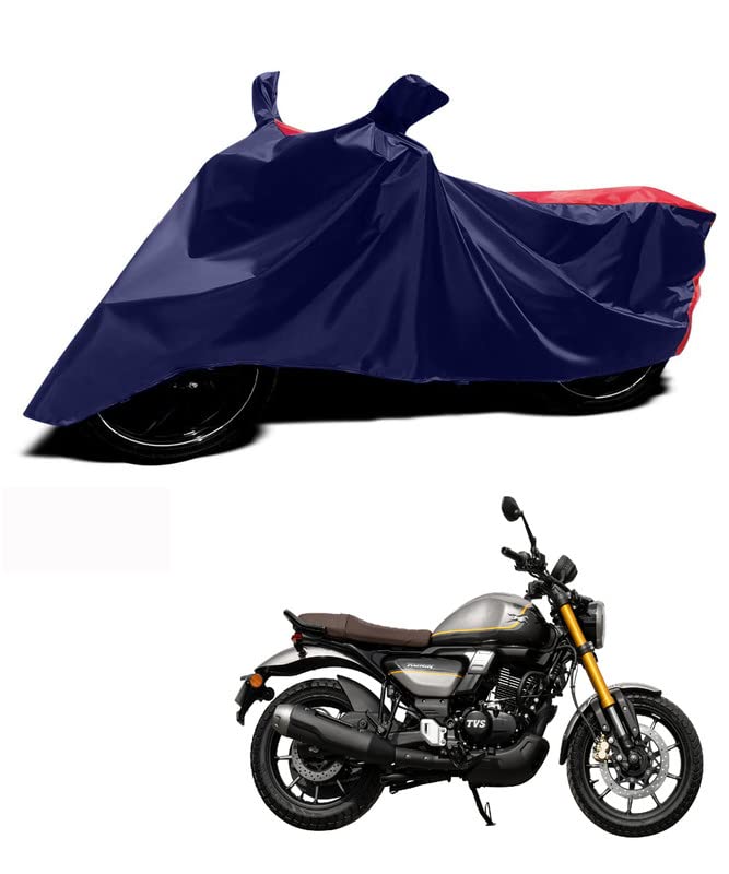 Grabndeals TVS Ronin/Ronin New BS6 Two Wheeler Cover - Dustproof UV Protection Water Resistant Bike Body Cover (Red-Navy) (B0BRJQPS2R) Amazon Price History, Amazon Price Tracker