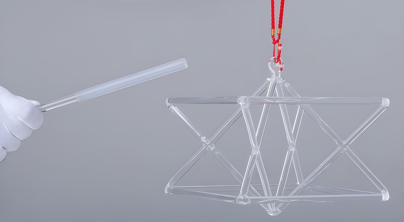 Piramide sonora in cristallo di quarzo, strumento musicale perfetto per la guarigione dei chakra, con due tipi di battente per ciotola sonora in cristallo, regalo per terapia del suono, meditazione e