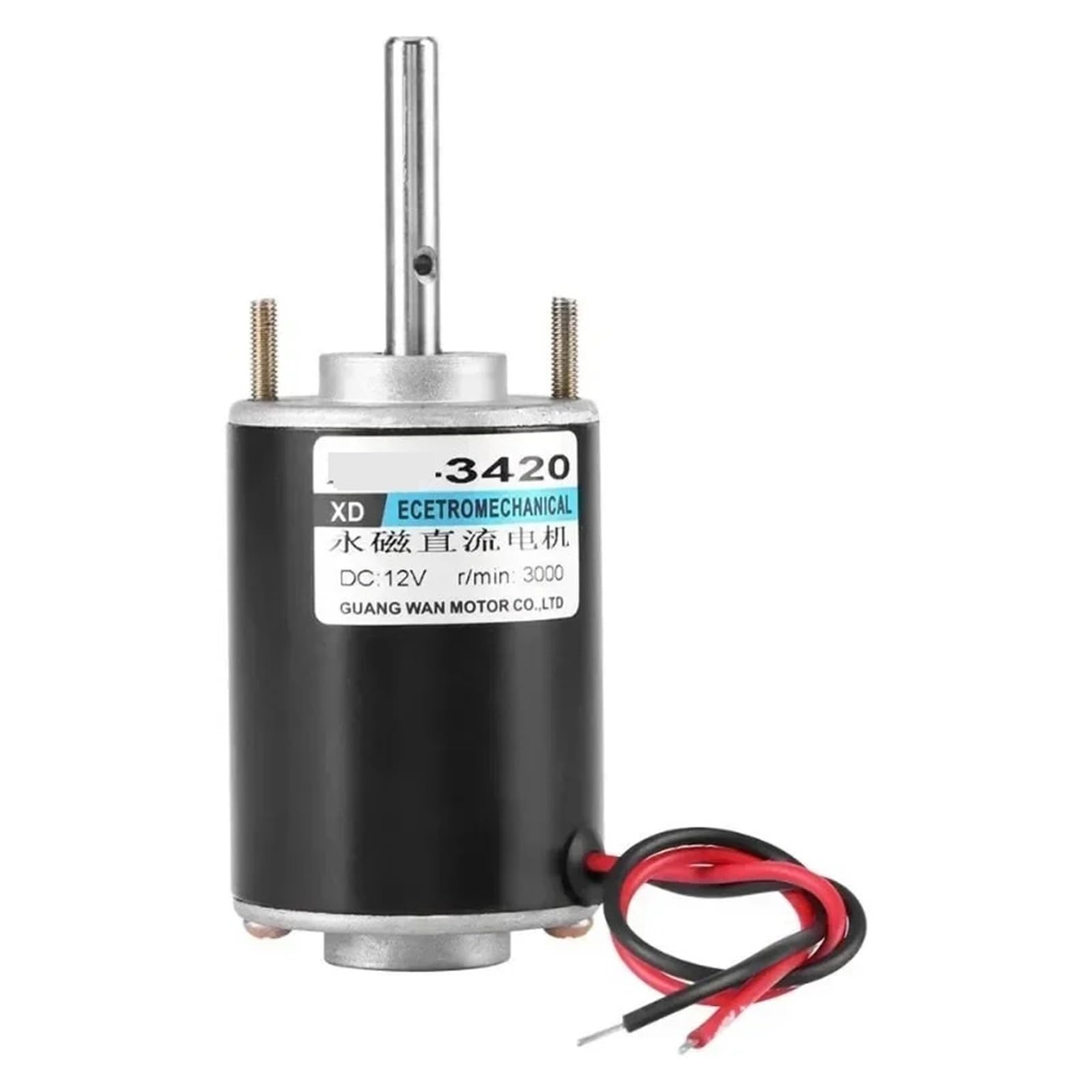 24V 7000 RPM High Speed Motor,30W Miniature Motor,DC Speed Regulating Motor 12V 3500RPM Permanent Magnet DC Motor(24V 7000RPM,26mm)