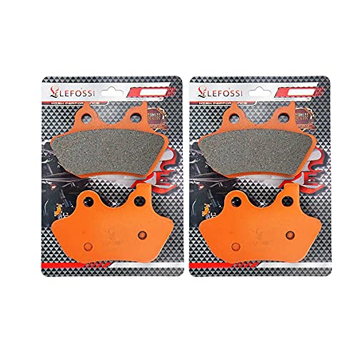 Plaquettes de frein moto carbone pour road trip en Harley Dyna FXDC