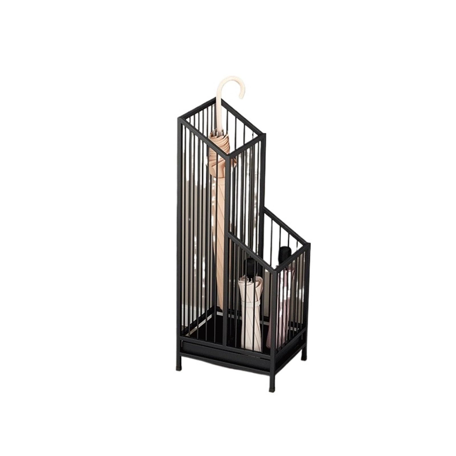 YQINQIN83B Umbrella Stand Home Entryway Umbrella Stands And Storage Racks, Commercial Quick-dry Holders Holder(Black,Small)
