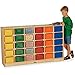 Jonti-Craft 30 Tray Mobile Storage with Colored Trays