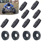 BIGLKNM 12pcs A Arm Dust Cover Caps compatible for ATV Banshee 350 Blaster 200 Raptor YFM125 YFM250 YFM660R YFM700 YFZ450/YFZ450R/YFZ450X OEM#5YT-23517-00-00 Dust Cover Seal Cap Rebuid Kit