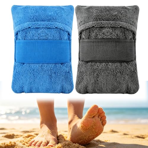 GZXUEHU 2 Pièce Sacs d'élimination du Sable pour la Plage, 9 x 12cm