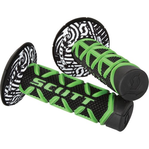 Scott Diamond Off-Road/Dirt Bike Motorcycle Hand Grips - Green/Black/One Size