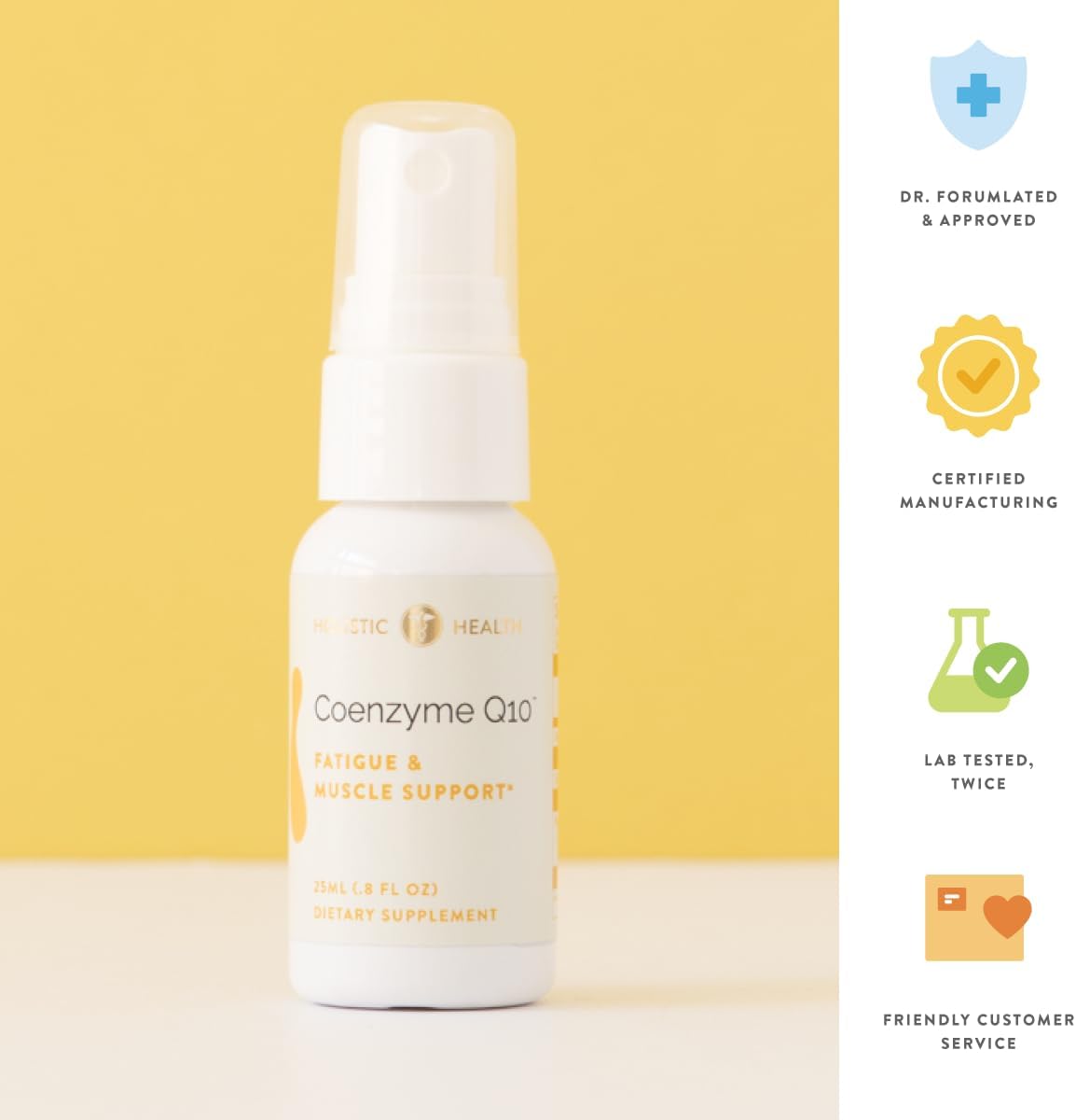 Holistic Health CoEnzyme Q10™ Fatigue & Muscle Support Spray 25ML (.8 FL oz)