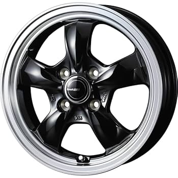 BALUMINUM ブラックアルミホイールセット 165/55R15 N-Box 希少品】ホンダ N-BOX カスタム 特別仕様車 L・ターボ STYLE＋