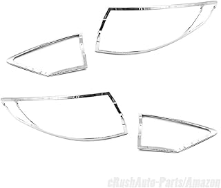 erushautoparts Ultra Chrome Tail Light Cover for 2013-2015 Ford Fusion