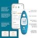 Kinsa Smart Ear Thermometer for Fever - Medical Infrared Termometro - FDA Cleared for Body Temperature Readings for All Ages - Connects to a Smartphone App to Track Symptoms and Get Illness Guidance