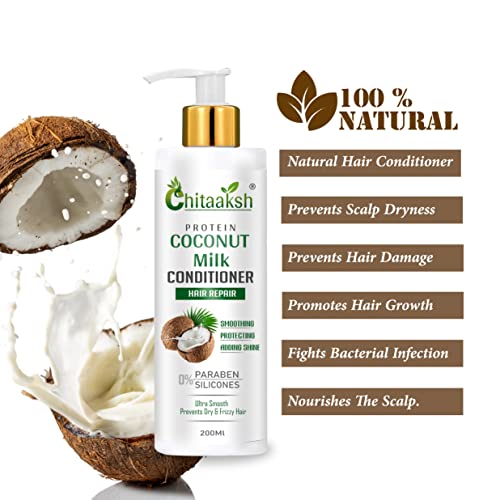 Image of Coconut Milk Conditioner For Smooth & Shine Hair Combo Kit - 200 ML of Each (1 Items in The Set)