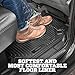 Husky Liners X-act Contour Floor Mats | Fits 2023-2025 Honda Pilot | 3rd Row, 1-pc Black - 50831