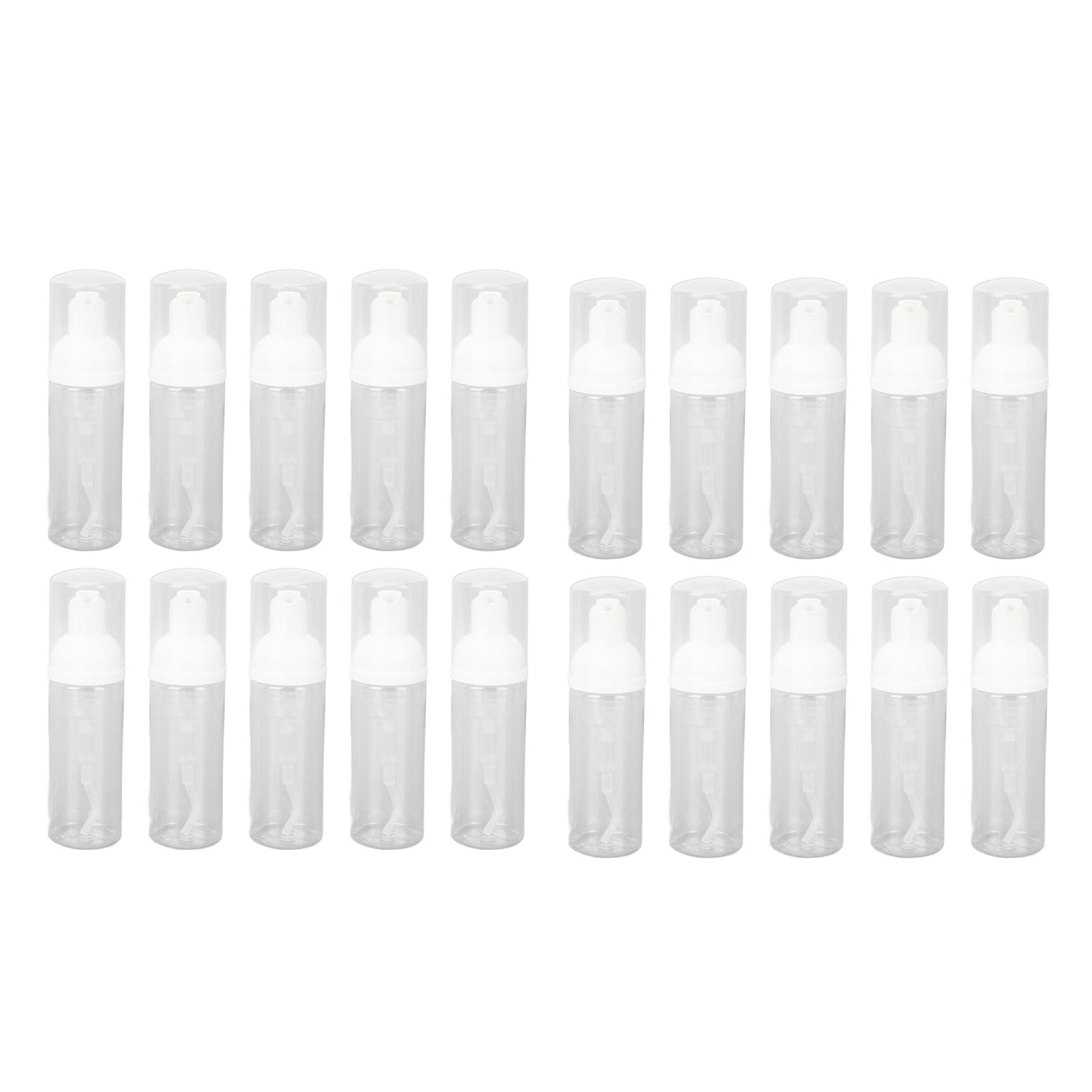 Bouteille à pompe moussante de voyage en plastique 50ml lot de 20 distributeurs
