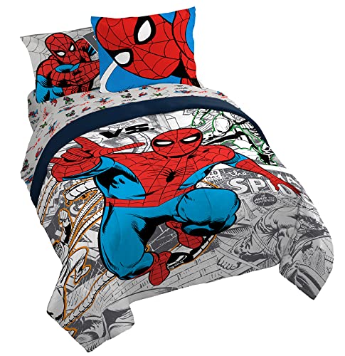 Marvel Spiderman Spidey VS 7 Piece Queen Size Bed Set -...