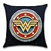 Z&HA Décoratif Coton Taies Wonder Woman Throw Taies d'oreiller pour Living Room Canapé Canapé Lit Douillet Oreiller 18 X 18 Cas Pouces,6