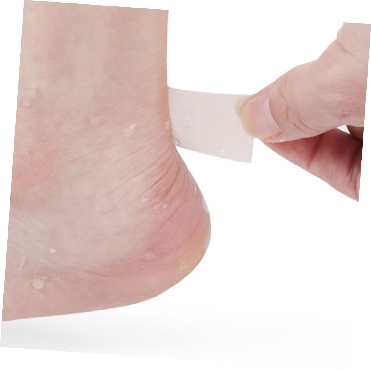 minkissy 5 Sätze Anti-verschleiß-aufkleber Füße Aufkleber Gepolstert Fuß Fersenbänder Reibung Fußpolster Für Schuhe Fersenliner High-heel-aufkleber Silikongel 2 Rollen * 5