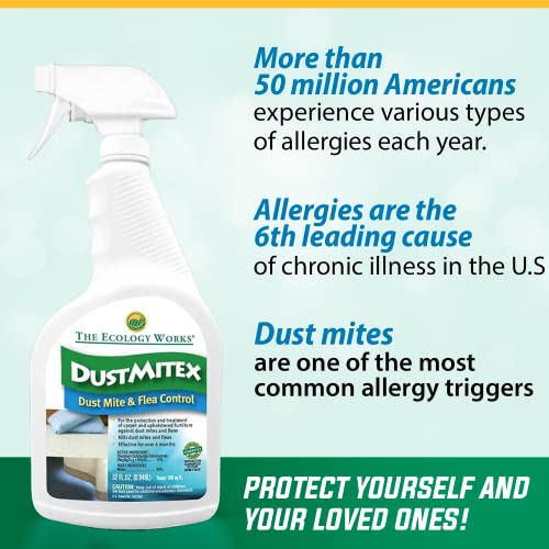 Dust Mite and Flea Control Spray & Powder - Dust Mites Remover + Flea Killer for Allergy & Asthma Relief - Dust Spray… - Image 2
