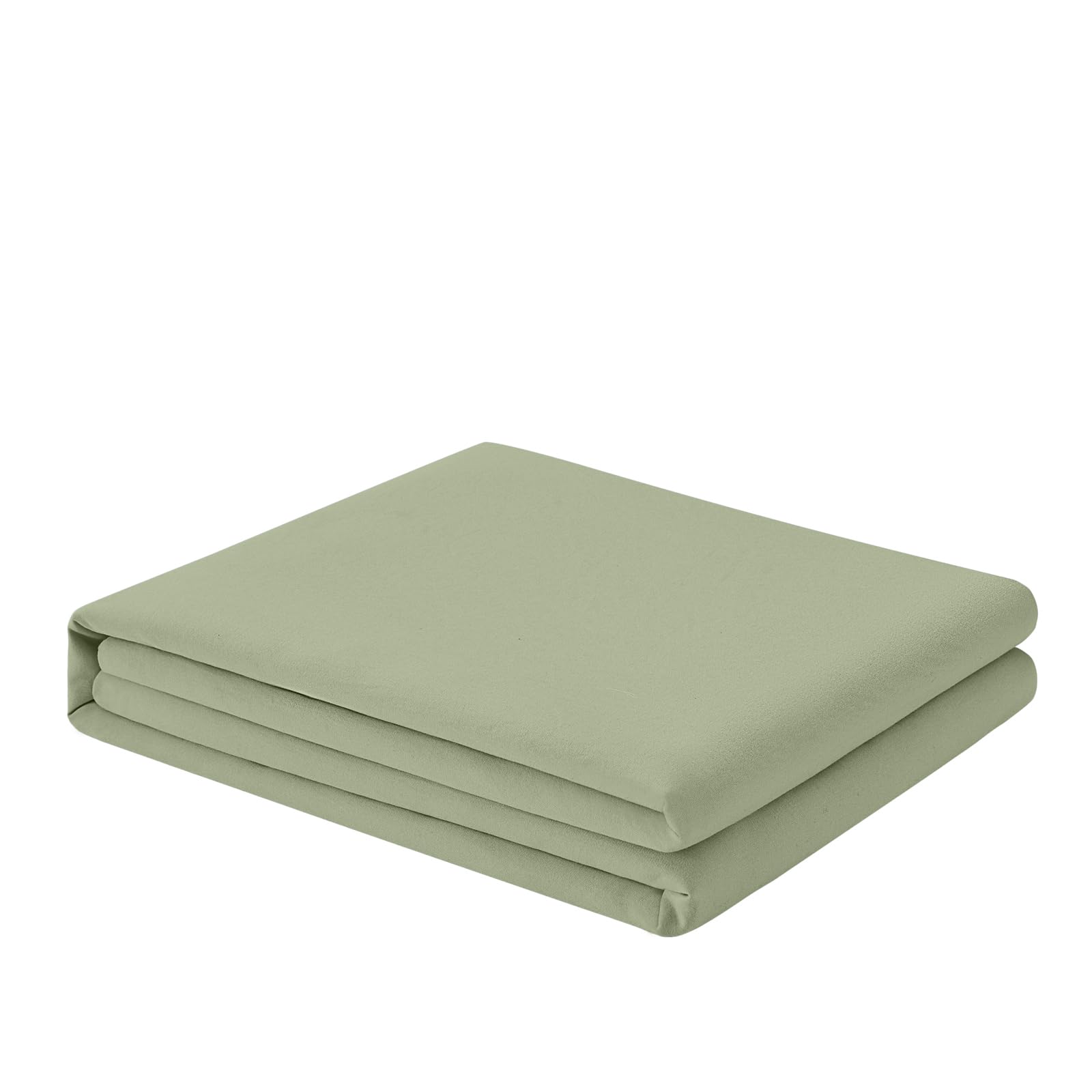 FreshCulture Queen Flat Sheet - Hotel Quality Queen Flat Sheet Only - Brushed Microfiber Top Sheet - Ultra Soft & Breathable - Wrinkle-Free - Easy Care - Single Flat Sheet (Queen, Sage Green)