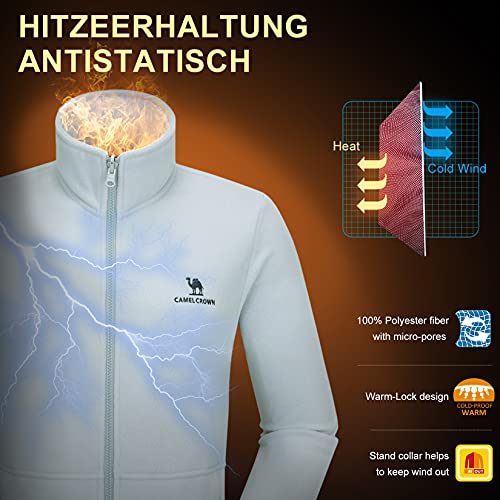 CAMEL CROWN Heren winterjas warme 3-in-1 ski-jas winddichte fleece jassen waterdichte outdoor jas heren hardshell jassen camping winterjas - Image 4