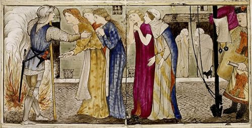 Tableau artiste celebre Edward Burne Jones pour sublimer la decoration du salon