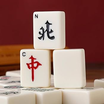 Amazon.co.jp: 麻雀牌 小型ユニバーサル麻雀セット 144 個、英語麻雀