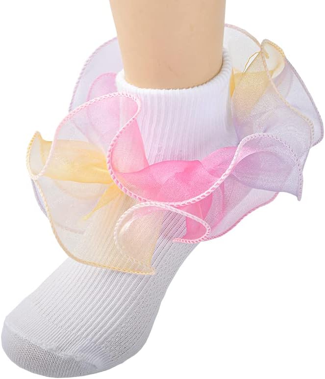 Miniatura 4 de Newborn Baby-girls Socks and Bow Infant Toddler Dress Socks