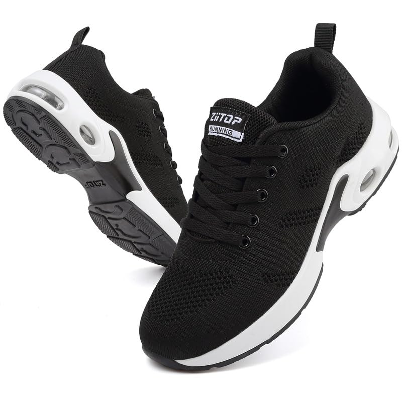 Damen-Turnschuhe, Laufschuhe, Luftkissen, Fußgewölbeunterstützung, Sneaker, Plateau-Sneaker, Damen-Wanderschuhe, Netzgewebe, atmungsaktiv, leicht, Sportschuhe, Outdoor, Fitnessstudio, athletisch,