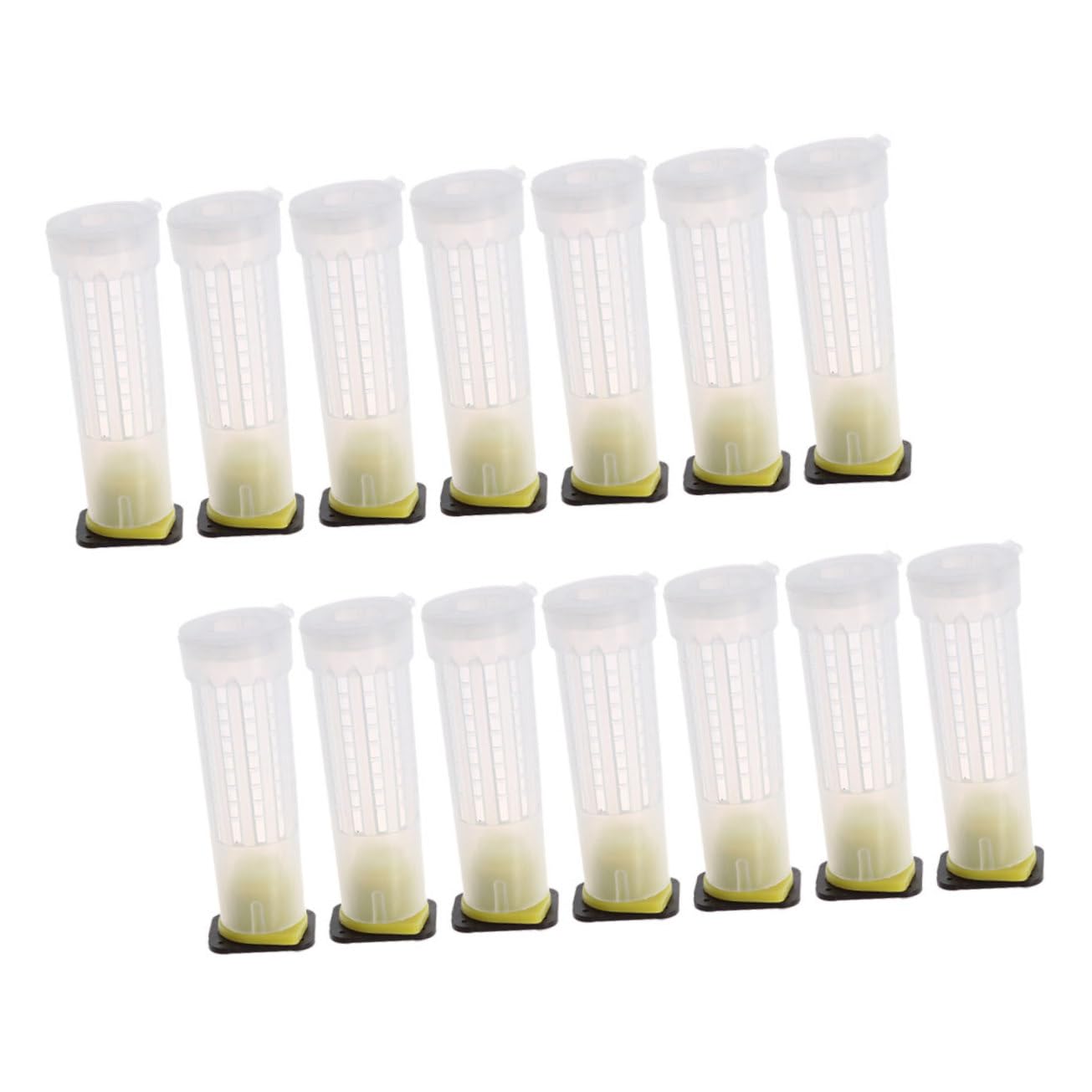 UPKOCH 20 Stück Bienenköniginnenkäfig Imkerwerkzeug für die Bienenzucht, Professioneller Königinnenzucht Schutzkäfig und Bienentransport, Langlebiges Imkereibedarf Zubehör, 7,8 x 2,6 cm