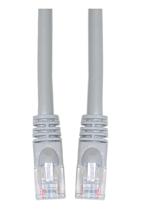 Offex Cat5e Ethernet Crossover Cable, Snagless/Molded Boot, 25-Foot, Gray (OF-10X6-33125)