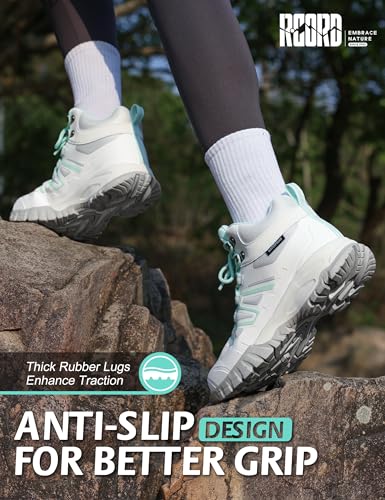 R CORD Hiking Boots Women Waterproof Non-Slip Womens Hiking Boots Ankle Support for Trail Walking Backpacking & Outdoor Adventures All Day4