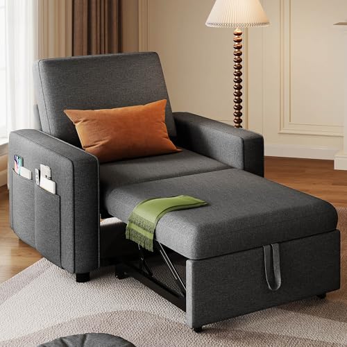 YITAHOME Convertible Sofa Chair Bed, 3-in-1 Sleeper Sofa...