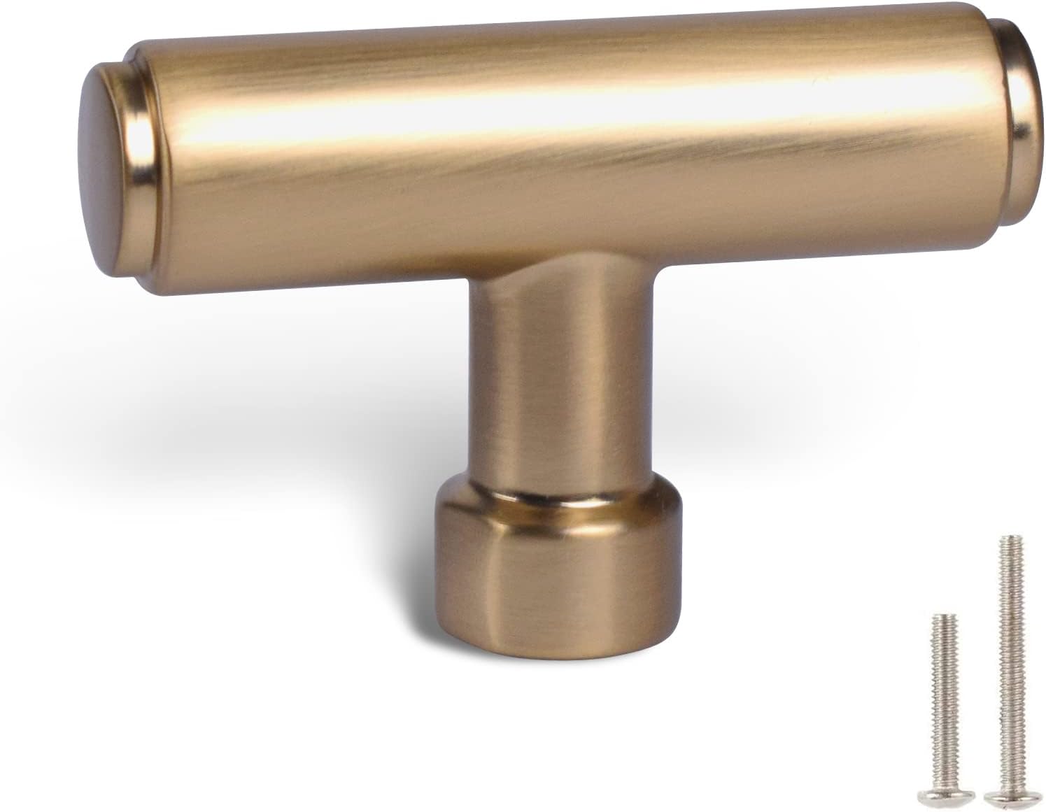 khtumeware Champagne Bronze Knobs 2" Length Single Holet T