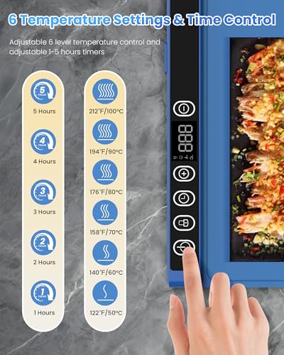 Chauffe-aliments rapide 10 secondes LAMA en silicone pliable à 6 températures - 3