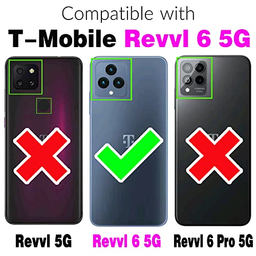 Protège écran Revvl 6 5G T-Mobile et étui anti-rayure complet