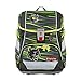 Step by Step Schulranzen-Set 2IN1 Plus „Wild Cat Chiko“ 6-teilig, grün-schwarz, Panther-Design, ergonomischer Tornister mit Reflektoren, höhenverstellbar mit Hüftgurt für Jungen 1. Klasse, 19L