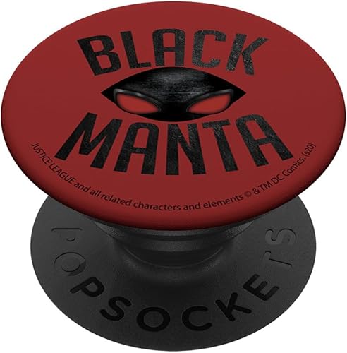 DC Comics Fan Art Aquaman - Máscara de manta negra con agarre y soporte para teléfonos y tabletas