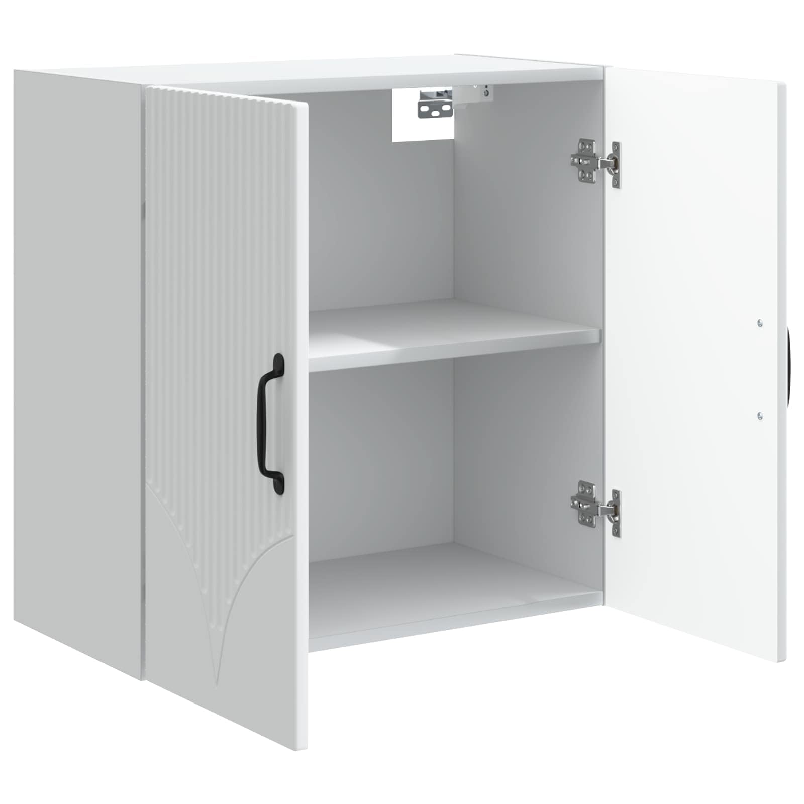 Armadio da parete, 59 x 31 x 60 cm, colore: Bianco