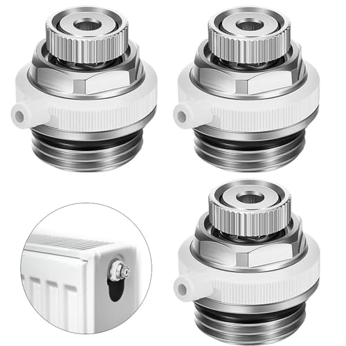 UQTUKO Automatische Entlüftungsventil, 3 Stück Heizkörper Entlüftungsventil...