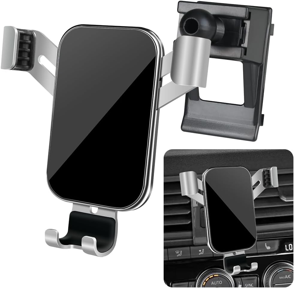 Car Phone Holder for Volkswagen Jetta 2019 2020 2021 2022 2023 2024 2025 and VW Jetta GLI 2019-2025 Auto Interior Accessories Best Cell Phones Mount Cellphone Mobile Cradle Charging GPS Stand