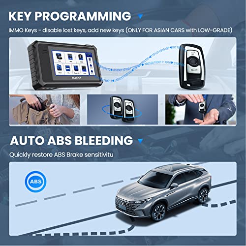 Mucar Vo6 Obd2 Scanner, Oe-Level All Systems Diagnostic With 28 Reset Car Diagnostic Tool For All Cars, Lifetime Free Update, Immo/Key Programming Bidirectional Scan Tool #TOP5