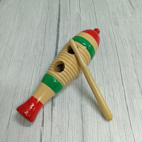 amuzer-Musical Instruments, Natural Wooden Percussion Maracas Bells Instruments, Tambourines