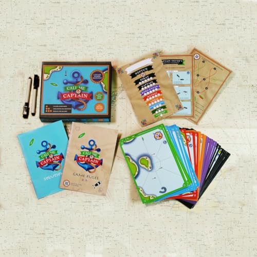 CallMeCaptain Ausweichregeln- #1 Segelspiel mit internationalen Segelregeln - Geeignet für Sportbootführerschein See, Segeln und Bootsport, Call Me Captain