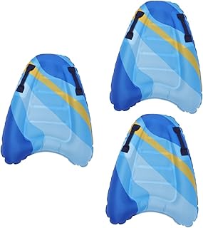 PRETYZOOM Almofada De Natação Flutuante 3 Peças De Prancha De Surf Inflável Para Crianças Piscina Infantil Para Prancha De Surf Infantil Almofada Flutuante Para Piscina Flutuador Azul