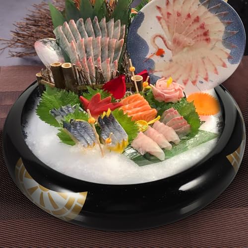 Bandeja para sushi de plástico reutilizable miniatura 7