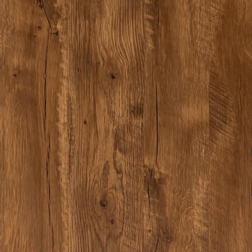 Image of HOME13 Self Adhesive Wood Vinyl Wallpaper Waterproof Old Furniture for Wall, Wall Stickers Door Wardrobe Desktop (Gold BRWN, 24X96 in)