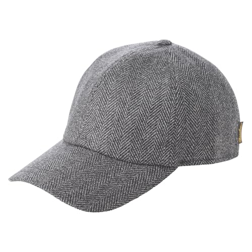 [ボルサリーノ] 帽子 メンズ レディース Baseball Cap Hiker RS Herringbone（ベースボールキャップ ハイカー RS ヘリンボーン） B95174 ブラック 58サイズ brsc016-black-58